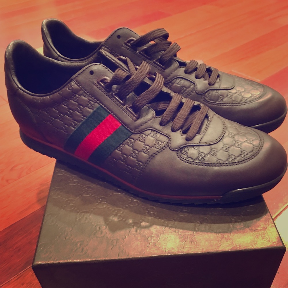 Brown Gucci Sneakers